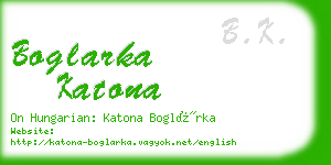 boglarka katona business card